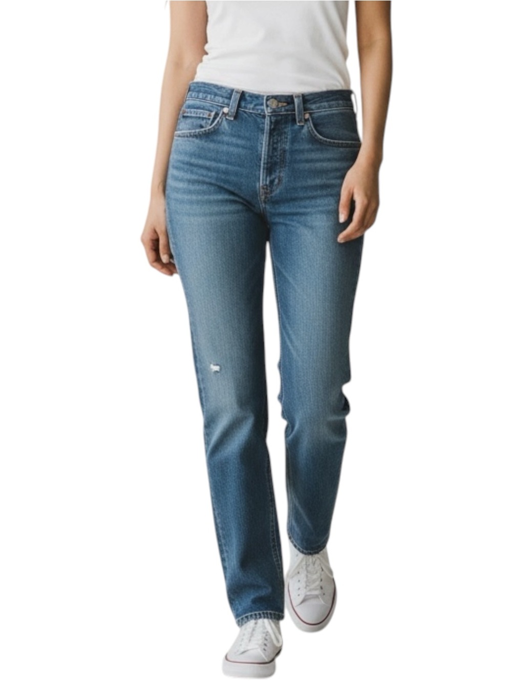 Levi’s 501 XX Mid Rise Medium Wash Straight Leg Blue Jeans Size 32 Bohemian Chic